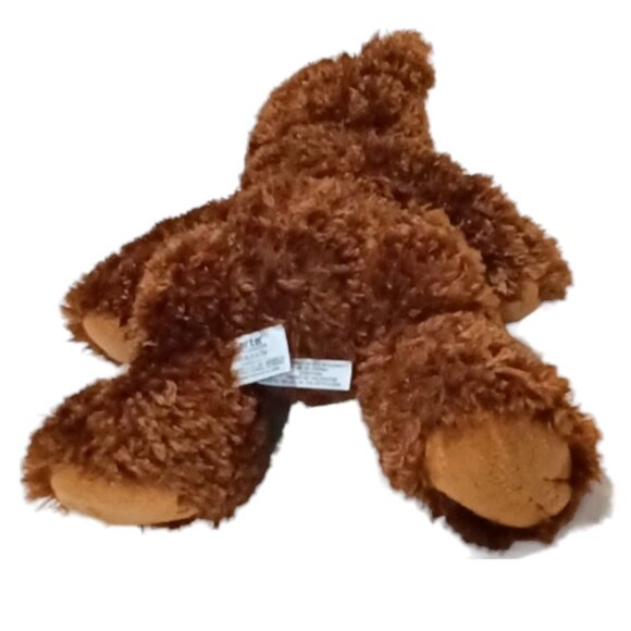 Porter Made Exclusively for Bombay Co. Curly Haired Dark Brown Teddy Bear 16 in - Picture 3 of 7